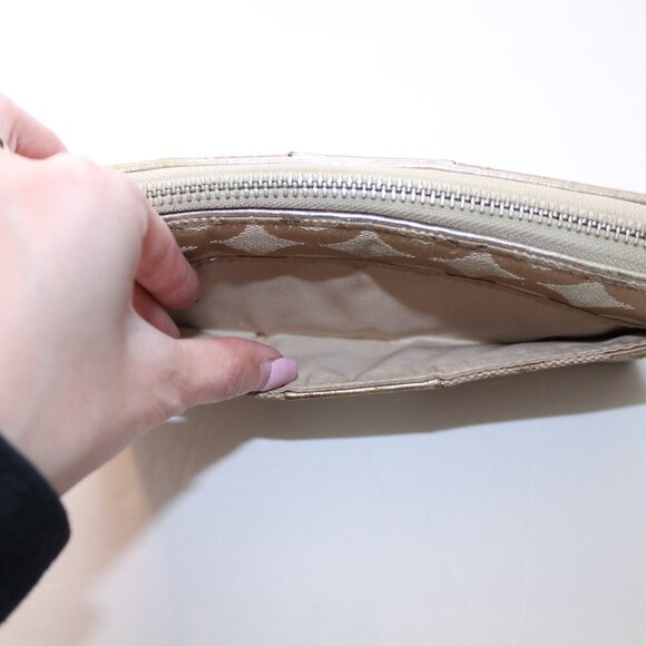 Coach Poppy PopArt C Gold Accordion Wallet - Picture 6 of 14